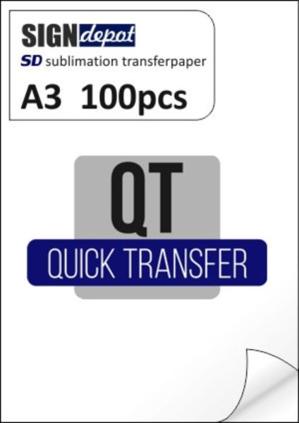 SD-QT A3 szublimációs transzferpapír 100 db - kifutó termék
