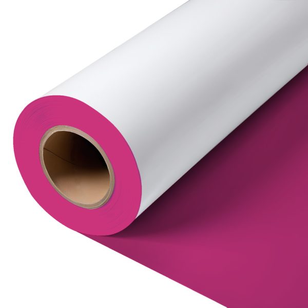 SD Duo Flex cuttable heat transfer film - 02 - white / neon pink