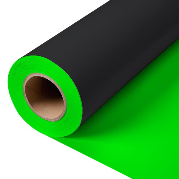 SD Duo Flex cuttable heat transfer film - 03 - black / neon green