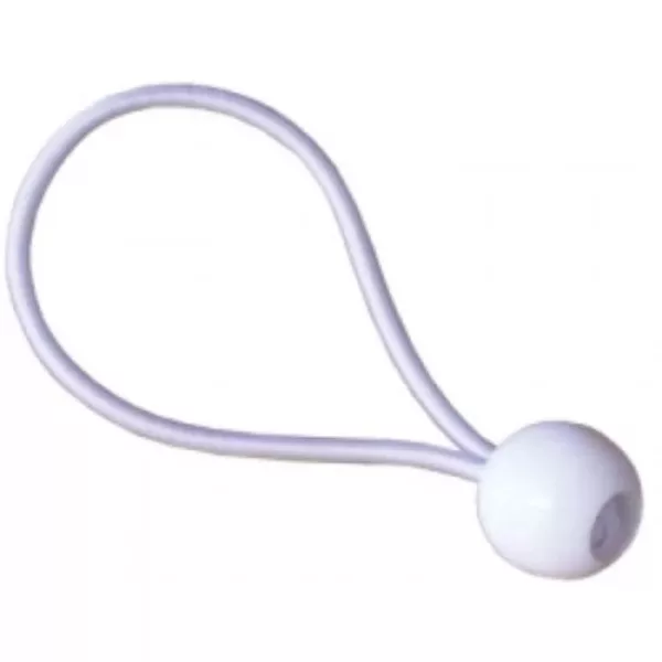 Bungee ball gumijasti pajek za pritrditev ponjave - Bela