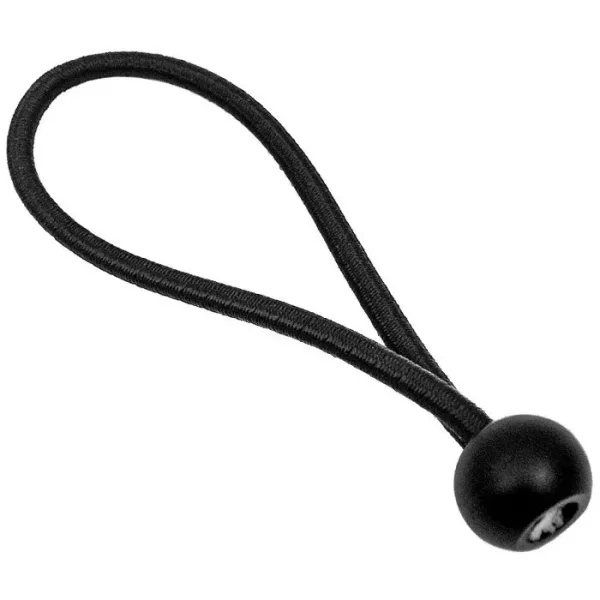 Bungee ball gumijasti pajek za pritrditev ponjave - Črna