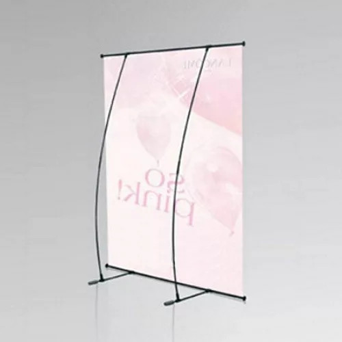 L banner stand Big