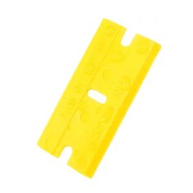   Cserélhető Akril penge műanyag kaparó szerszámhoz - Sárga (100db)