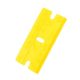 Acrylic blade for plactic scraper - yellow (100pcs)