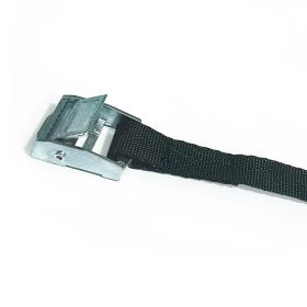Webbing with metal buckle 60cm x 1,5 cm black