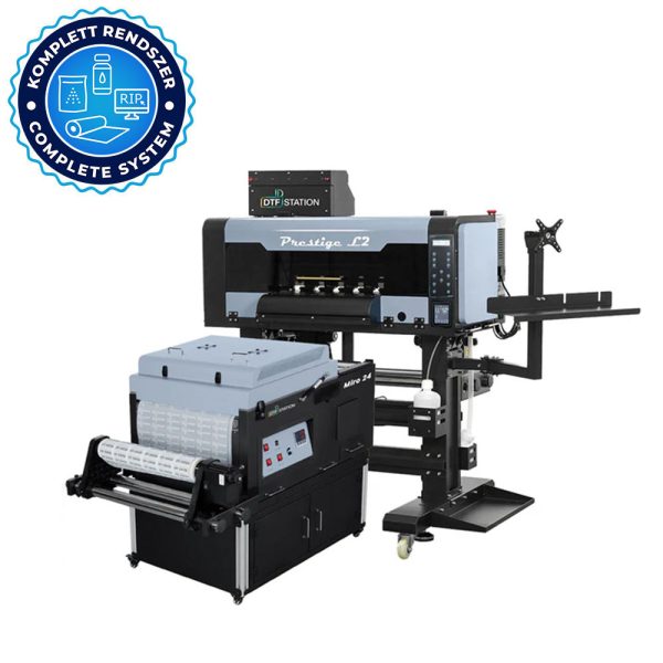 DTF Station Prestige L2 i1600 45cm roll-to-roll DTF printer set with Miro 24 powder shaker