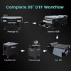 DTF Station Prestige X6 90cm roll-to-roll DTF printer set with Seismo V36R powder shaker
