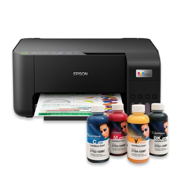 Epson L3250 Inkjet Printer 4x100ml InkTec SubliNova smart sublimation ink