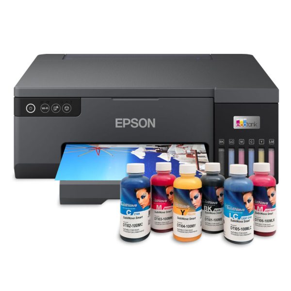 Epson L8050 inkjet printer 6x100ml InkTec SubliNova smart sublimation ink