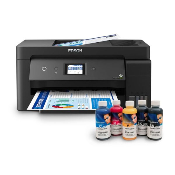 Epson L14150 inkjet printer + 5x100ml InkTec SubliNova subli