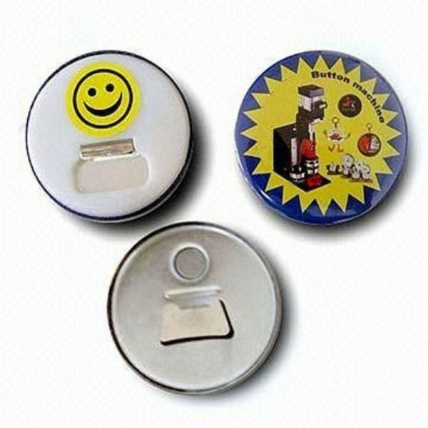 Magnet badge with bottle opener 58mm