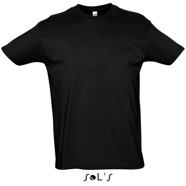 Sol s Imperial 11500 cotton t shirt BLACK XXL