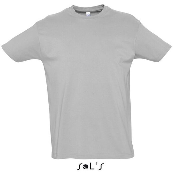 Sol s Imperial 11500 cotton t shirt GREYMELANGE S
