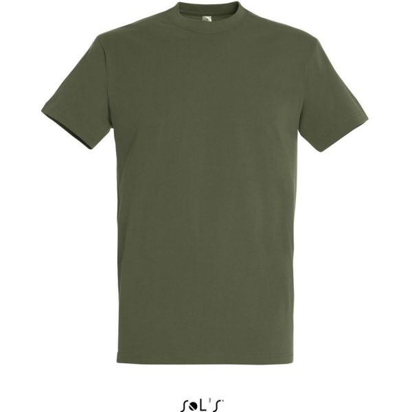 Sol s Imperial 11500 cotton t shirt ARMY GREEN M