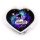 Sublimation make up mirror heart