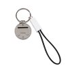 Sublimation keychain with USB C cable and bottle opener black PVC