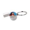 Sublimation keychain with whistle