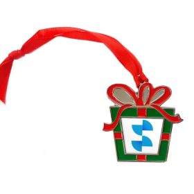 Sublimacijski kovinski božični okrasek – darilna škatla