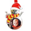 Sublimation Christmas tree decoration snowman