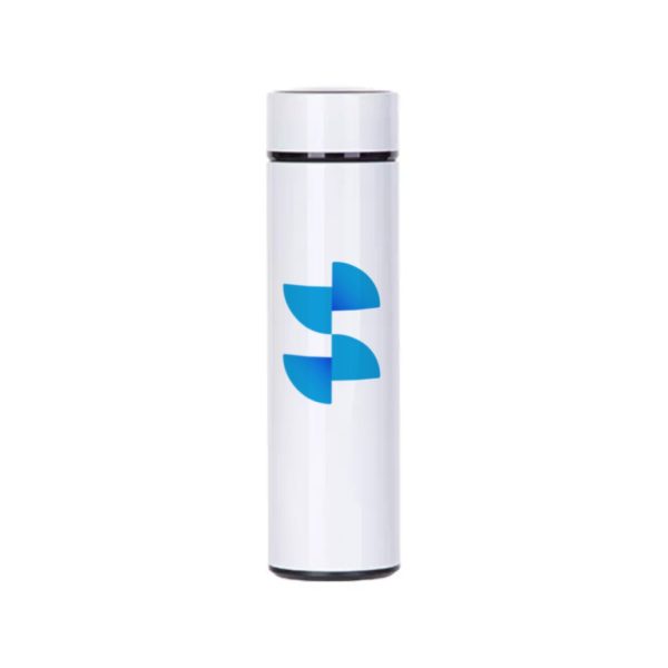 Sublimation thermos with LCD temperature display