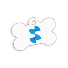 Unisub sublimacijski pasji obesek – 38,1 × 25,4 mm