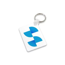   Unisub sublimacijski aluminijasti obesek za ključe, dvostranski, 57×41 mm