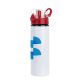 Sublimation aluminium water bottle 750ml-Red