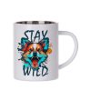 Sublimation stainless steel mug - white