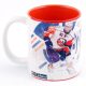 Sublimation mug with colored inner orange