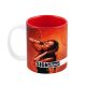 Sublimation mug with colored inner red