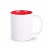 Sublimation mug with colored inner red