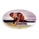 Sublimation oval ceramic tile 150x105mm