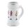 Sublimation beer mug with gold rim ORCA