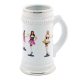 Sublimation beer mug with gold rim ORCA