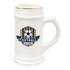 Sublimation beer mug with gold rim ORCA