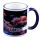 Sublimation color mug blue