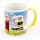 Sublimation color mug yellow