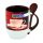 Sublimation color mug with spoon ORCA Brown