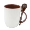 Sublimation color mug with spoon ORCA Brown