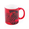 Sublimation color change magic mug 3dl glossy red
