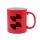 Sublimation color change magic mug 3dl glossy red