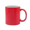 Sublimation color change magic mug 3dl glossy red