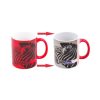 Sublimation color change magic mug 3dl glossy red