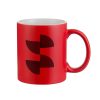 Sublimation color change magic mug 3dl matte red