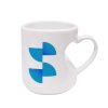 Sublimation heart mug