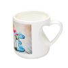 Sublimation heart mug