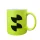 Sublimation neon mug with lacquer coating yellow