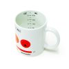 Sublimation 11oz mug with measurement inside 