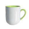 Sublimation cup with colorful inside green