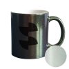 Sublimation sparkling colour changing mug 3dl green